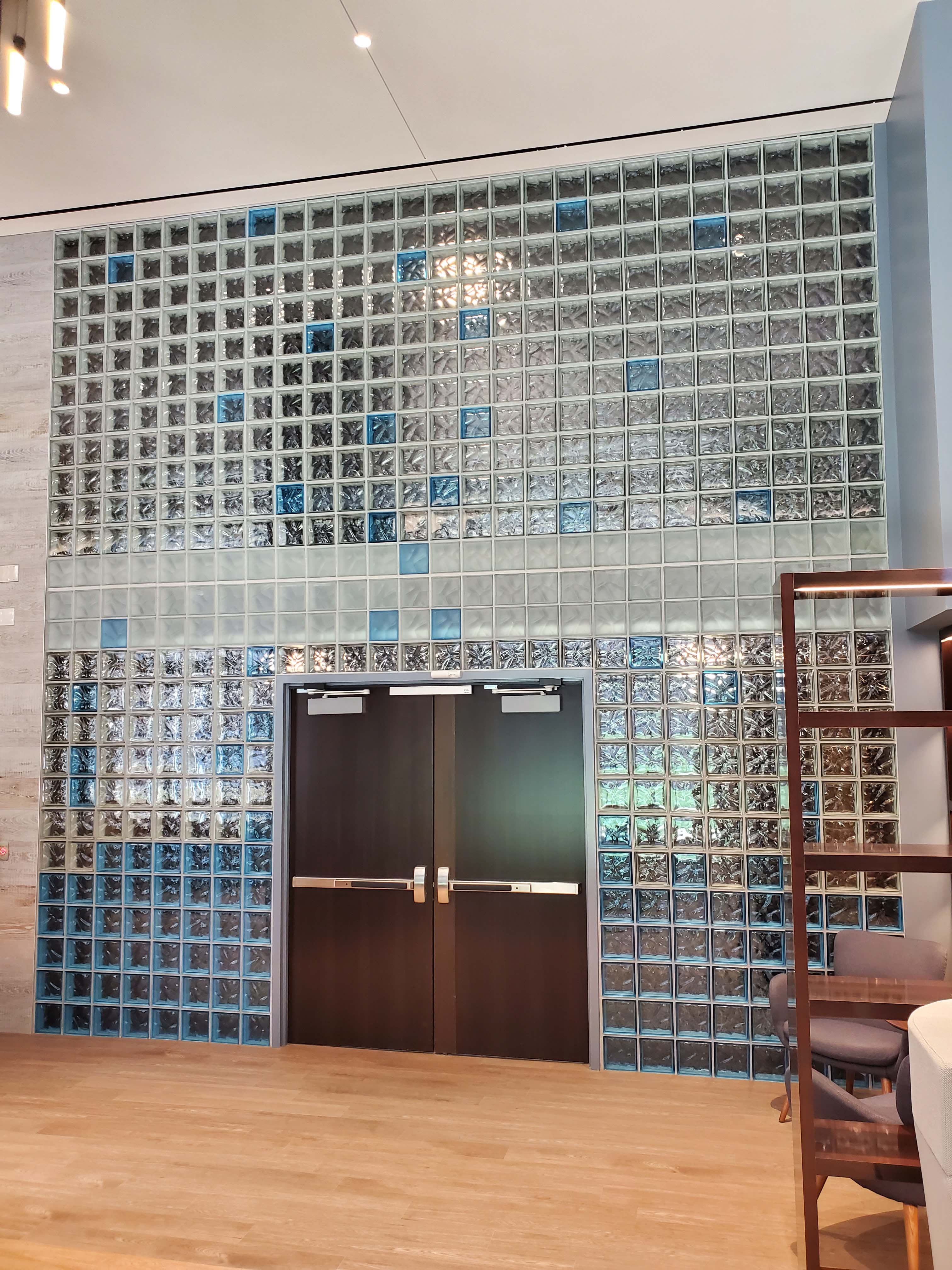 glass block accent walls | features and options